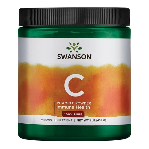 Swanson Vitamin C Powder 100% Pure 454g