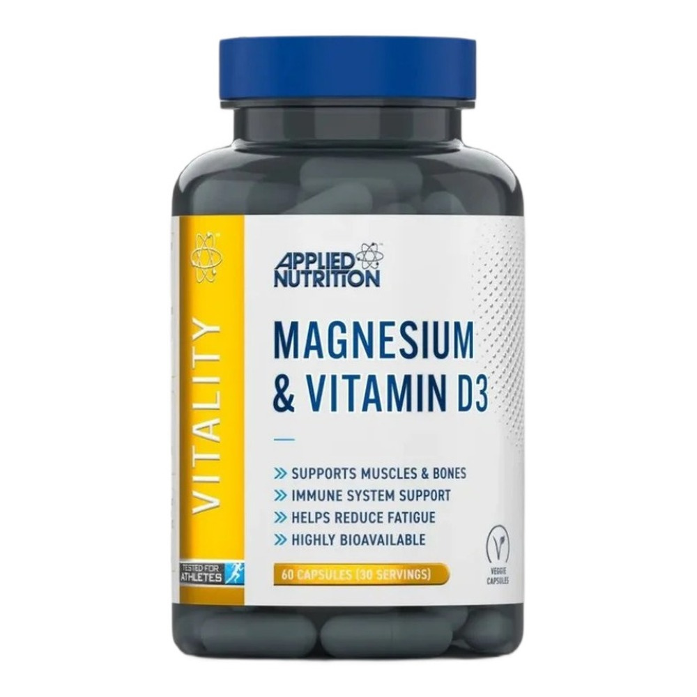 Applied Nutrition Magnesium & Vitamin D3 60 vcaps