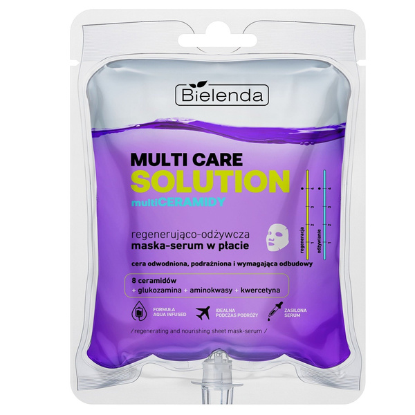 Bielenda Multi Care Solution Regenerating and Nourishing Mask-Serum 1pcs