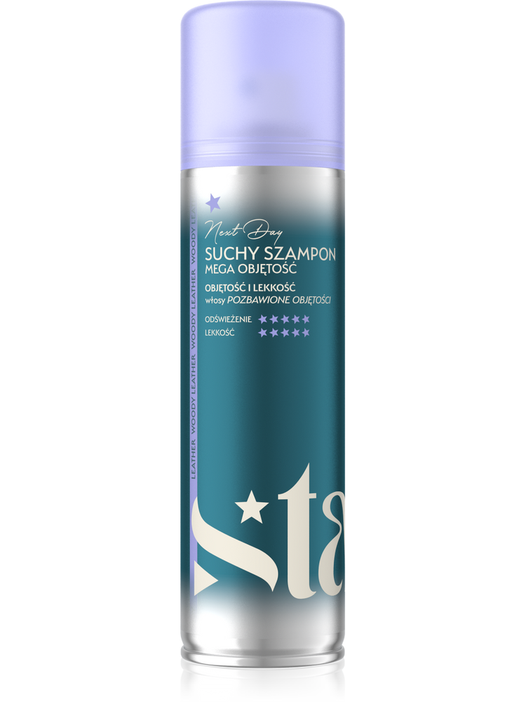 Stars Next Day Woody Leather Suchy Szampon Mega Objętość 200ml