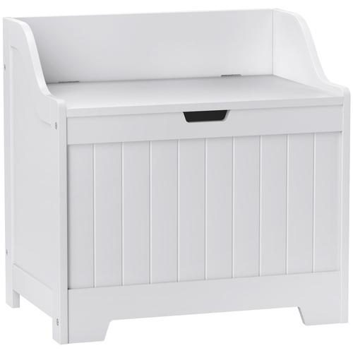 HOMCOM 61L Home Storage Chest - White