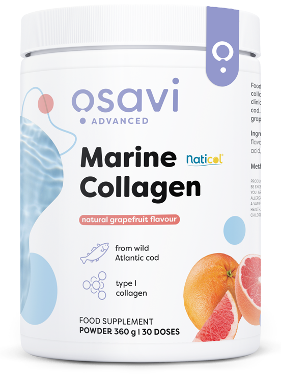 Osavi Marine Collagen Wild Cod Grapefruit 360g for skin and joints