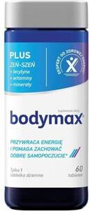 Bodymax Plus Żeń-Szeń Lecytyna Witaminy Minerały 60 Tabletek Best Before 30.09.26