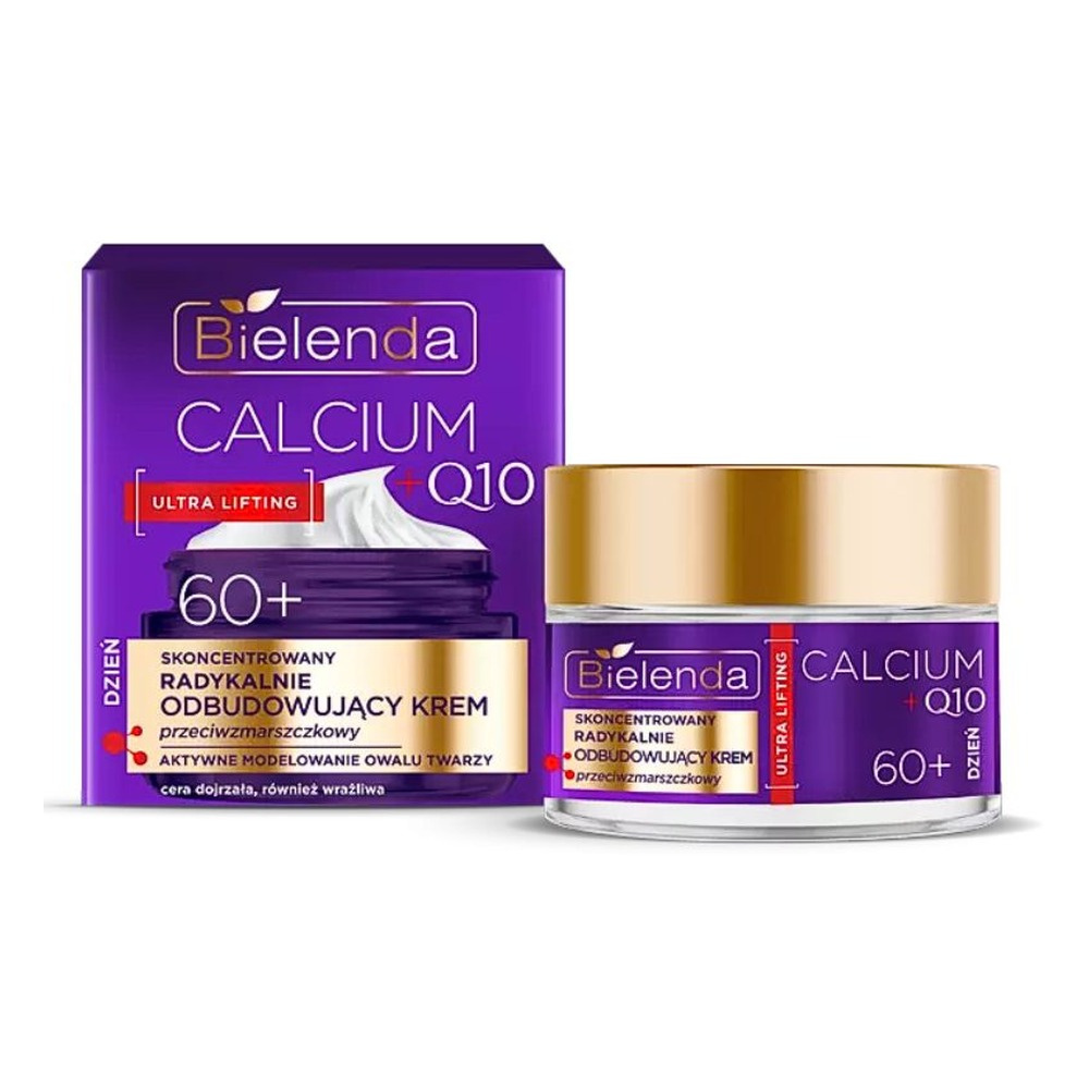 Bielenda Calcium +Q10 Radically Regenerating Anti-Wrinkle Cream 60+ for Day 50ml