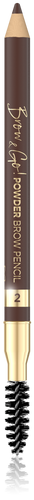 Brow&Go Powder Precision Powder Eyebrow Pencil No. 2 Medium Brown 1 Piece