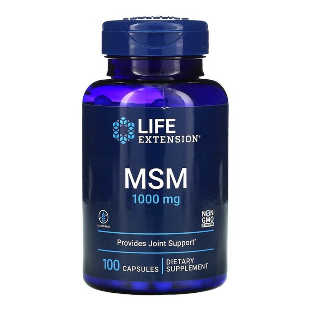 MSM, 1000mg - 100 caps