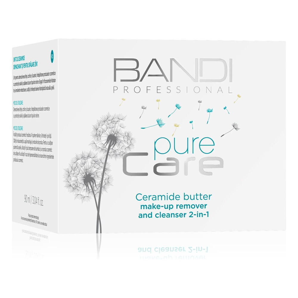 Bandi Pure Care Mini Ceramidowe Masełko do Demakijażu i Mycia 2w1 90ml