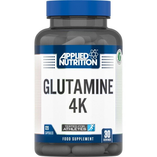 Applied Nutrition Glutamina 4K L-Glutamina na Regenerację Mięśni 120 Kapsułek