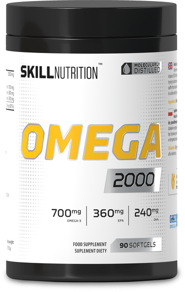 Skill Nutrition Omega 2000 90 softgels for heart and brain support