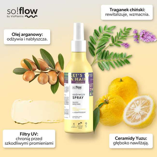 So!Flow Zestaw do Pielęgnacji Włosów Kręconych Crazy Box Szampon Maska Odżywka Mgiełka 1 Sztuka
