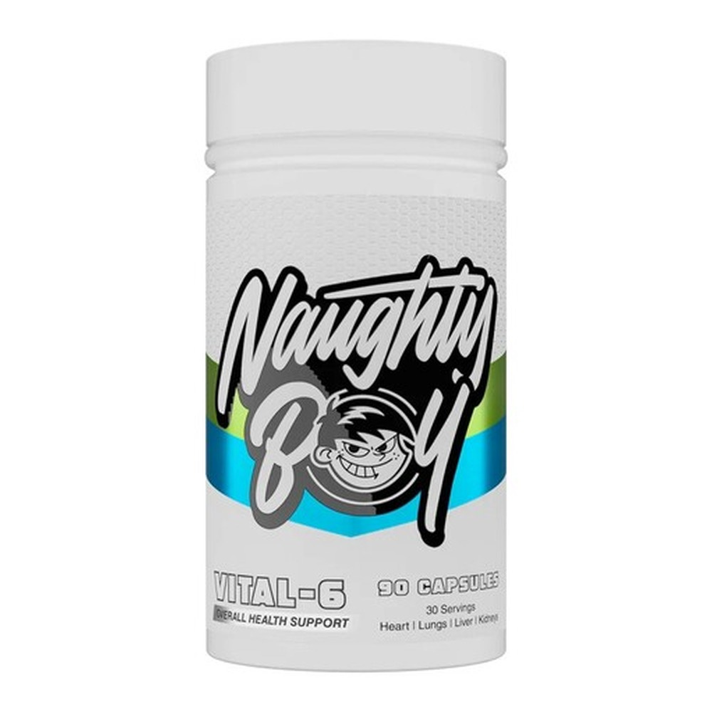 Naughty Boy Vital-6 Formuła Wsparcia Organów dla Codziennego Zdrowia 90 Kapsułek