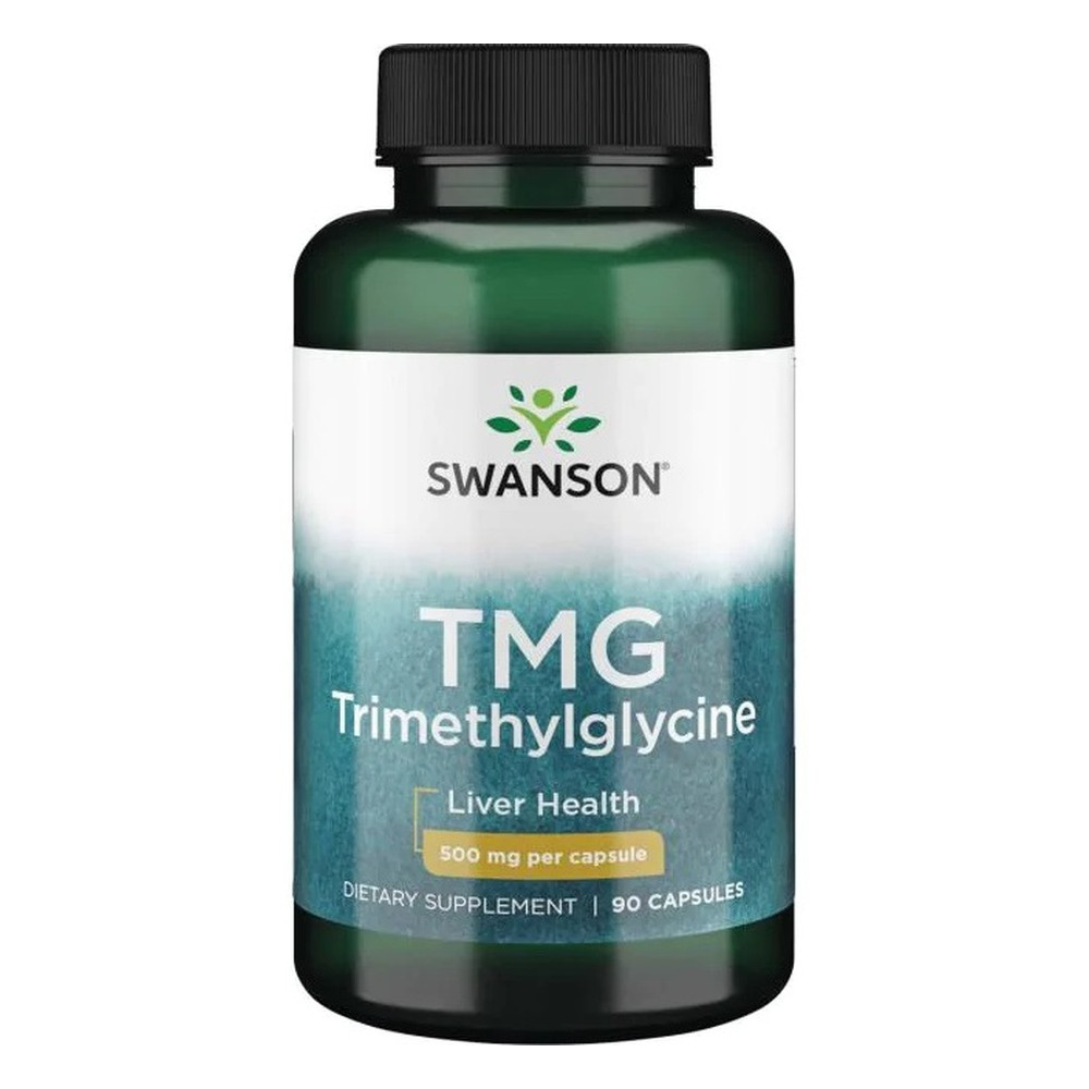 Swanson TMG Trimethylglycine 500mg Amino Acid Supports Healthy Liver & Circulatory System 90 Capsules