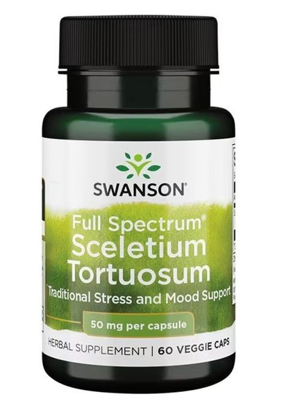 Swanson Full Spectrum Sceletium Tortuosum 50mg 60 Kapsułek