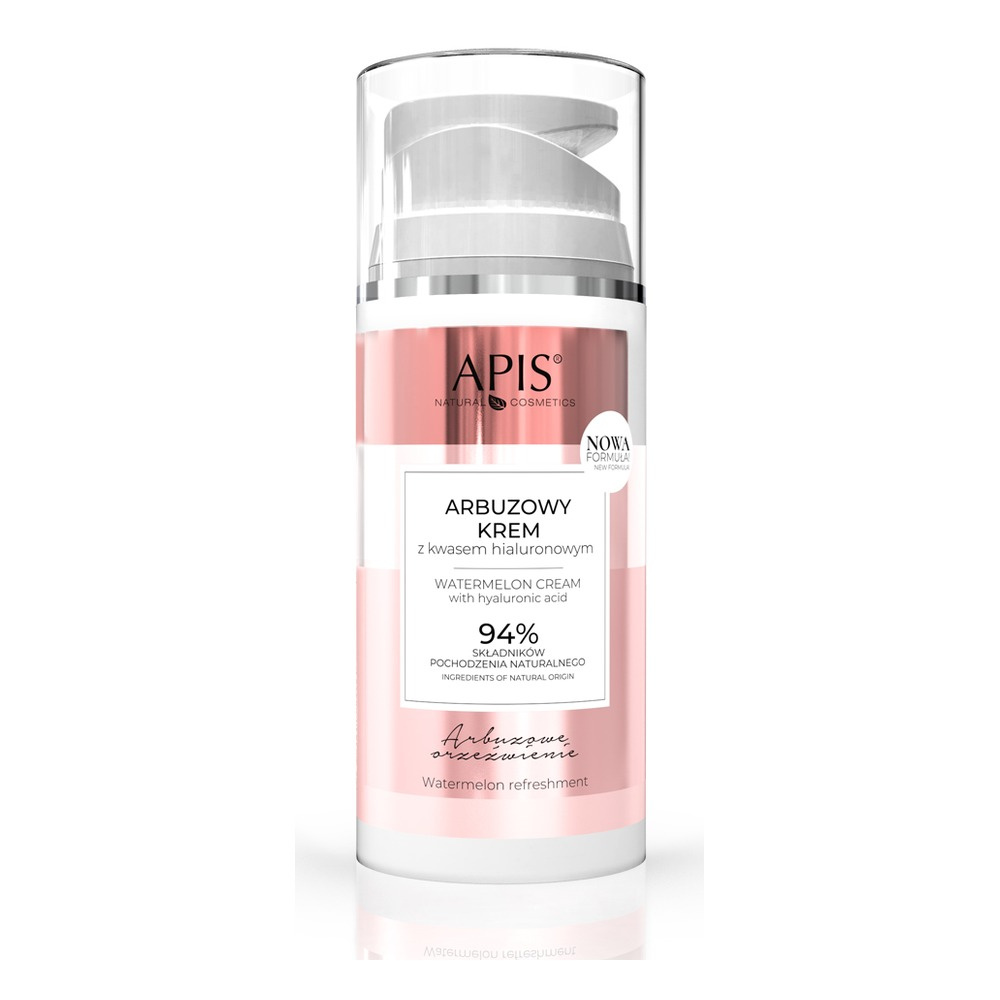 Apis Arbuzowe Orzeźwienie Arbuzowy Krem z Kwasem Hialuronowym dla każdego Rodzaju Skóry 100ml