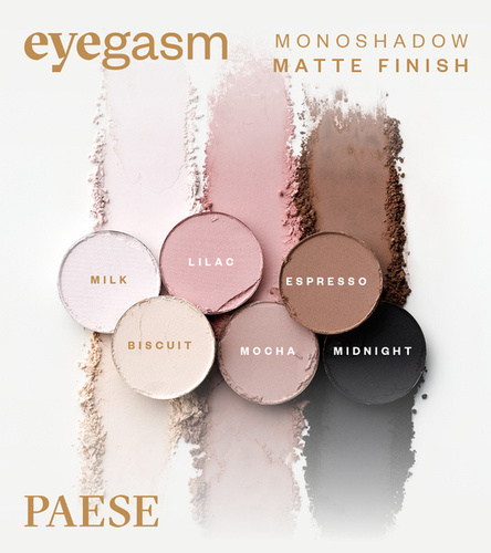 Paese Eyegasm Monoshadow Cień do Powiek Nr 09 Mocha Matowy 1.5g
