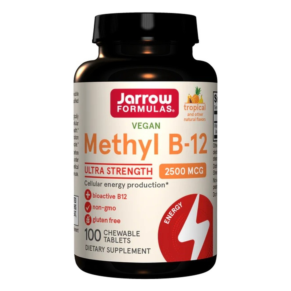 Methyl B-12, 2500mcg (Tropical) - 100 vegan chewable tabs