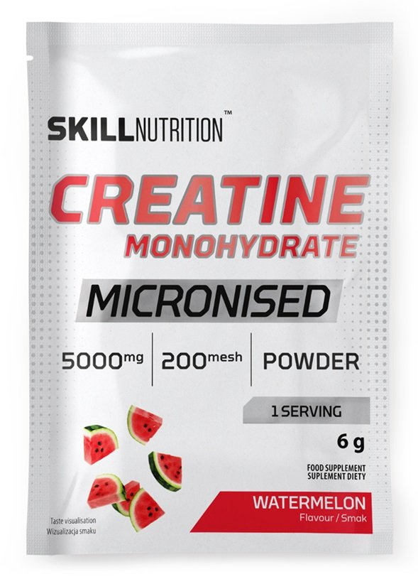 Skill Nutrition Micronised Creatine Monohydrate Watermelon 6g for muscle growth
