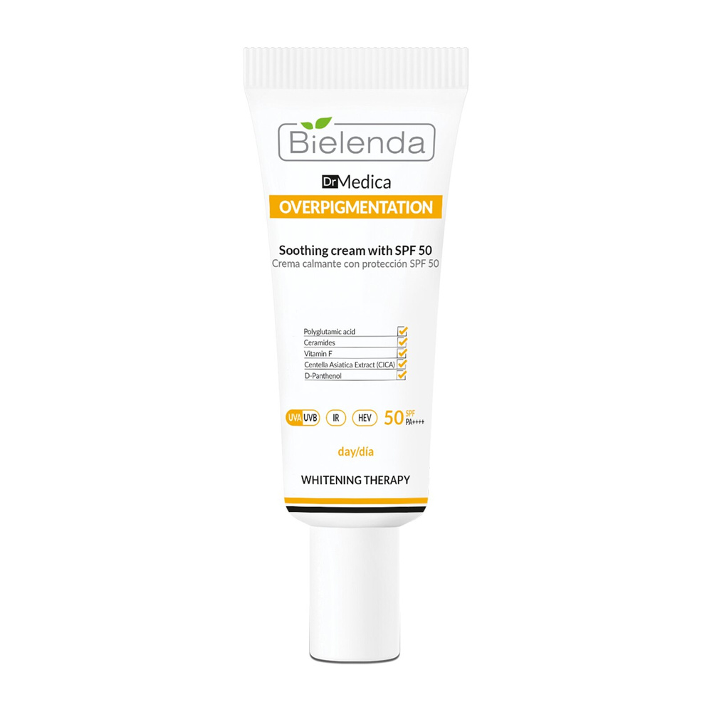 Bielenda Dr Medica Overpigmentation Krem Łagodzący Przebarwienia z SPF50 50ml
