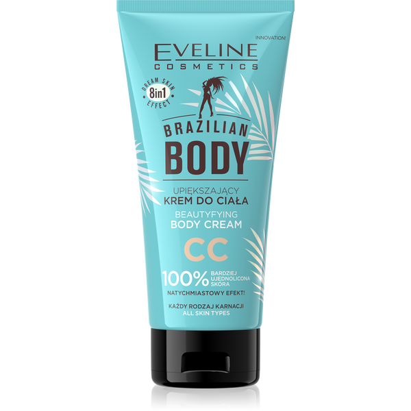 Eveline Brazilian Body Beautifying CC Body Cream for All Skin Types 150ml
