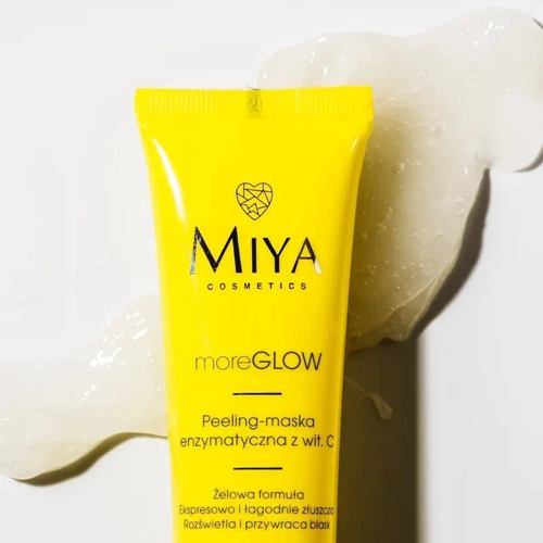 Miya moreGLOW Peeling-Maska Enzymatyczna z Witaminą C dla Każdego Typu Skóry 60ml
