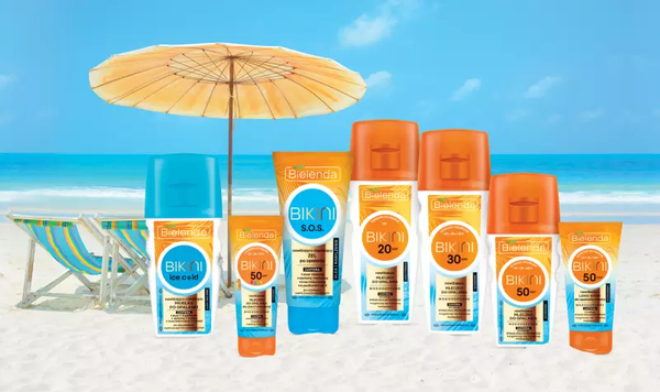 Bielenda Bikini Wodoodporny Nawilżający Lekki Krem do Twarzy Wysoka Ochrona SPF50 50ml