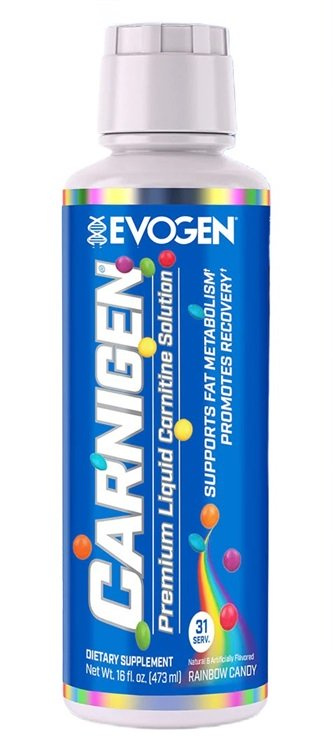 Evogen Carnigen Liquid Rainbow Candy Liquid Carnitine To Support Fat Metabolism 473ml