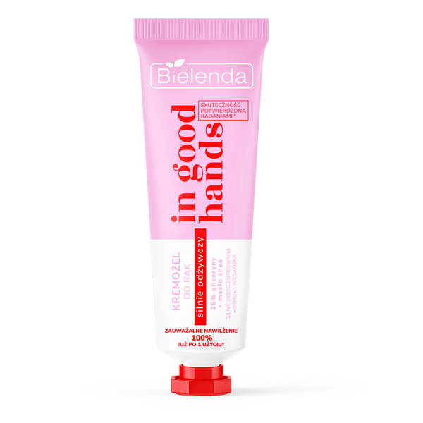 Bielenda In Good Hands Hand Cream Highly Nourishing 25% Glycerin and Shea Butter Vegan 50ml