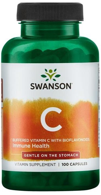 Swanson Buffered Vitamin C with Bioflavonoids 100 Capsules