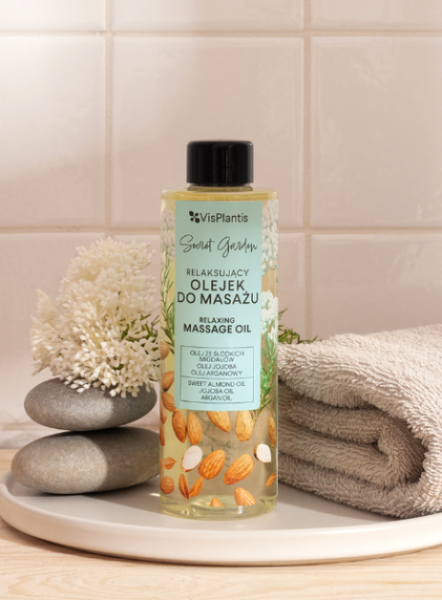 Vis Plantis Secret Garden Relaxing Massage Oil for All Skin Types 200ml