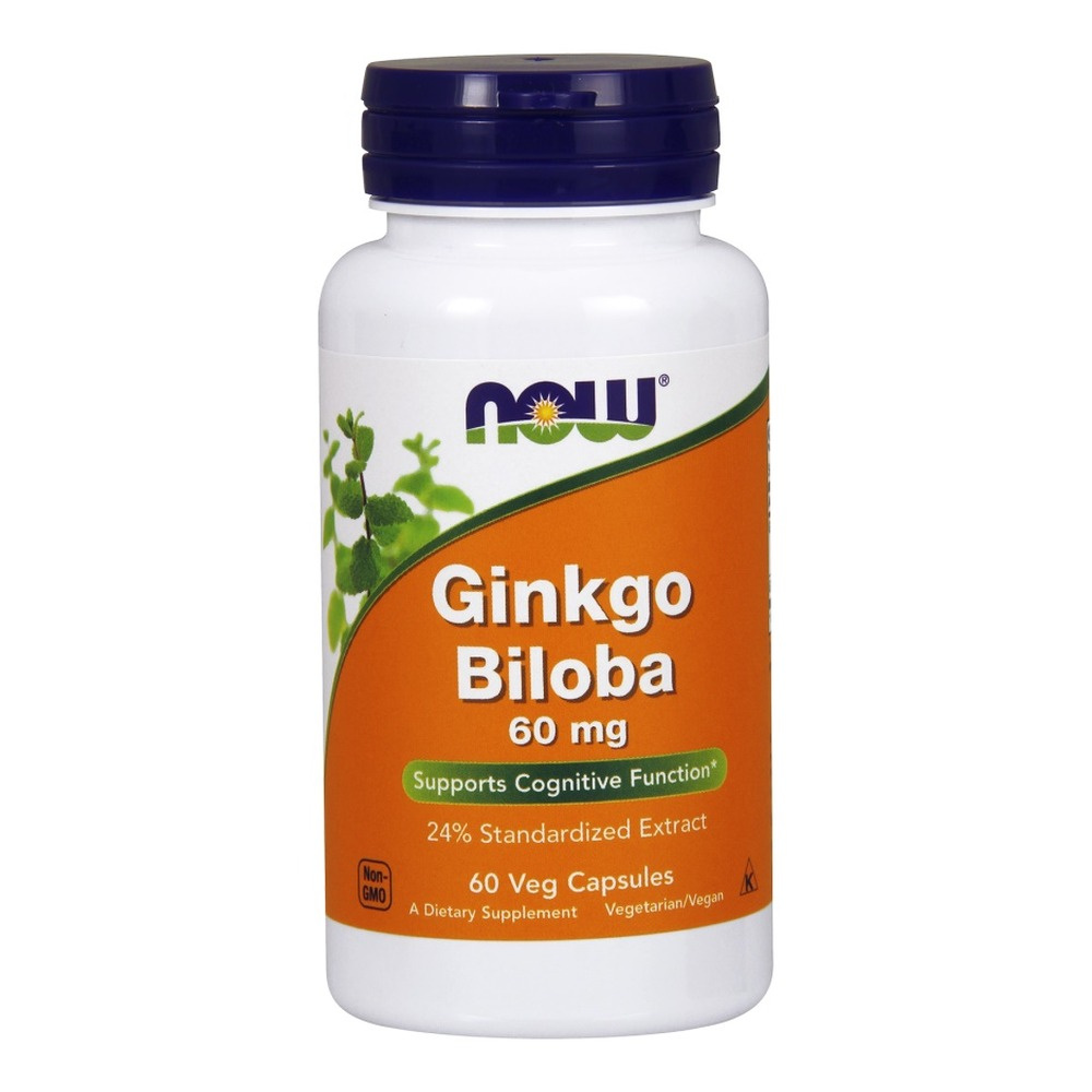 Ginkgo Biloba, 60mg - 60 vcaps