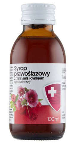 Aflofarm Syrop Prawoślazowy z Malinami 100ml