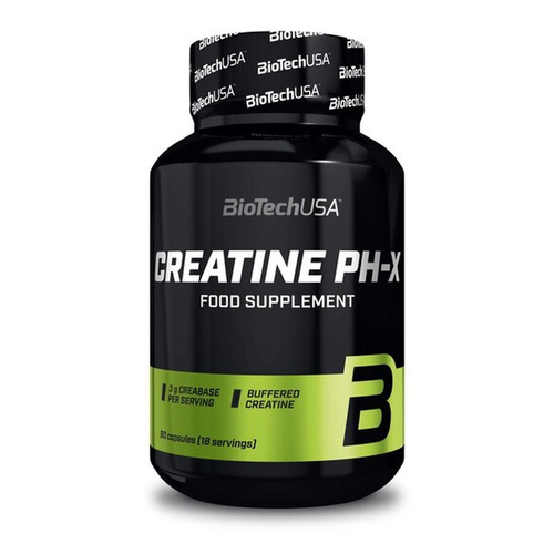 BioTechUSA Creatine PH-X Kapsułki z kreatyną 90 kapsułek
