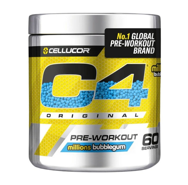 Cellucor C4 Original Millions Bubblegum Przedtreningówka w Proszku Na Energię i Skupienie 396g
