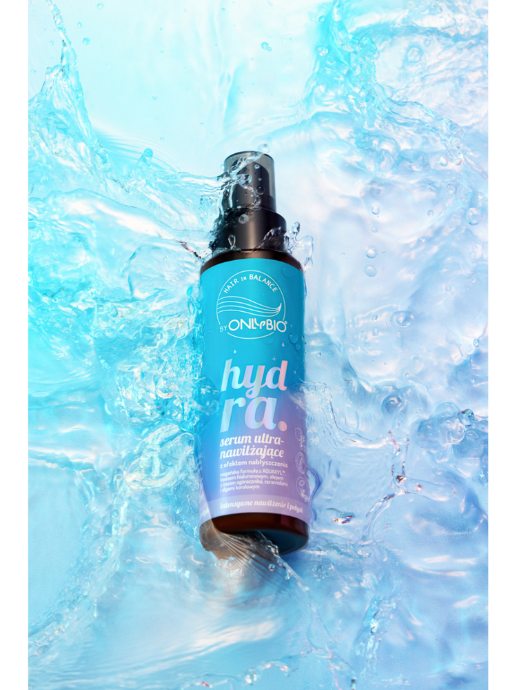 OnlyBio Hair in Balance Hydra Ultranawilżające Serum z Efektem Nabłyszczenia dla Włosów Suchych 100ml