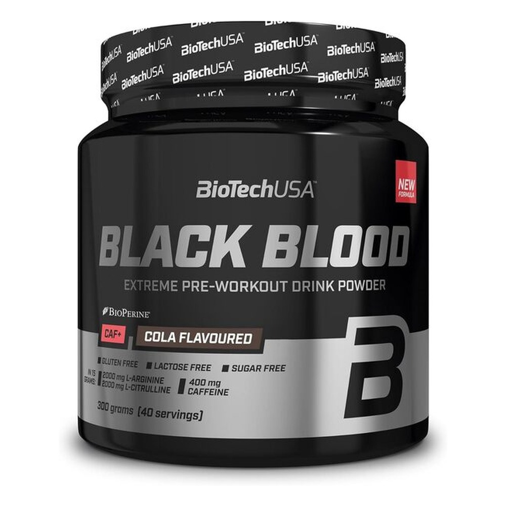 BioTechUSA Black Blood CAF+ Przedtreningówka, Cola 300g