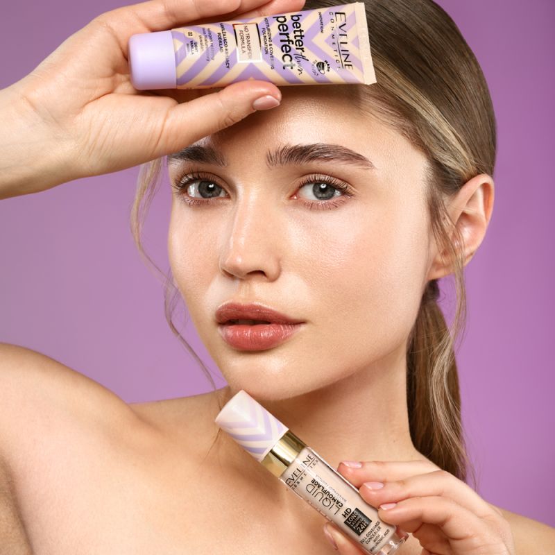 Eveline Liquid Camouflage Wodoodporny Korektor Kamuflujący z Kwasem Hialuronowym Nr 03 Soft Natural 7,5ml