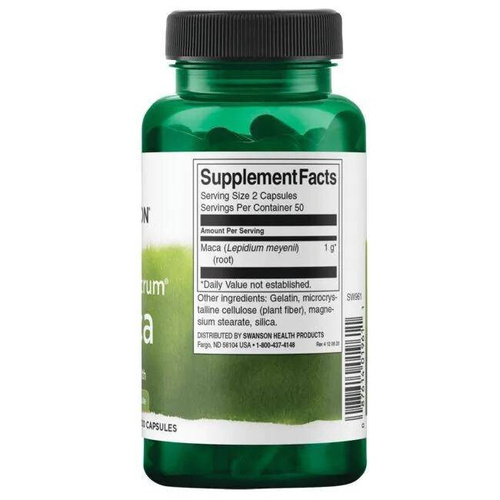 Swanson Maca 500mg 100 Capsules