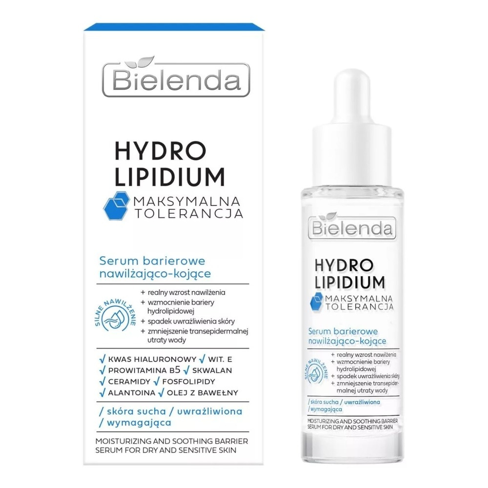 Bielenda Hydro Lipidium Maksymalna Tolerancja Serum Barierowe Nawilżająco-Kojące 30ml