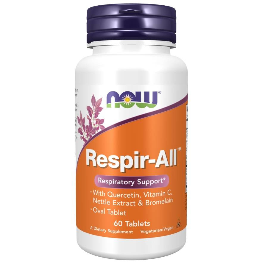 Now Foods Respir-All Allergy Vitamins & Minerals 60 Tablets