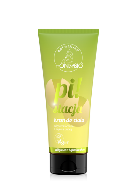OnlyBio Body in Balance Nawilżający Krem do Ciała dla Skóry Suchej Pistacja 200ml