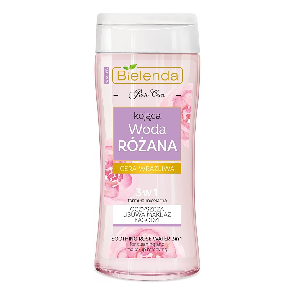 Bielenda Rose Care 3in1 Kojąca Woda Różana dla Skóry Wrażliwej 200ml