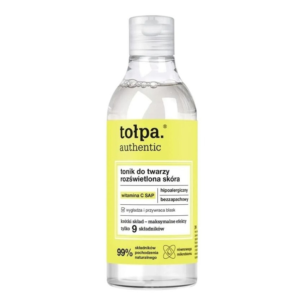 Tolpa Authentic Rozświetlający Tonik do Twarzy 200ml