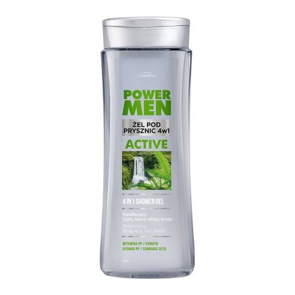 Joanna Power Men Active Żel pod Prysznic 4w1 dla Mężczyzn 300ml
