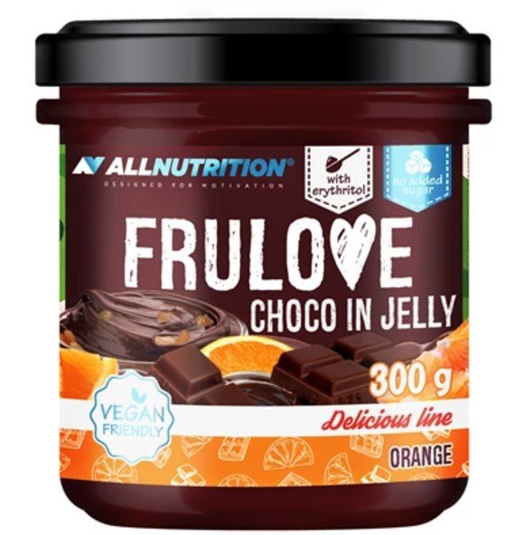 Allnutrition Frulove Choco In Jelly Orange A Low Calorie Chocolate and Orange Snack 300g