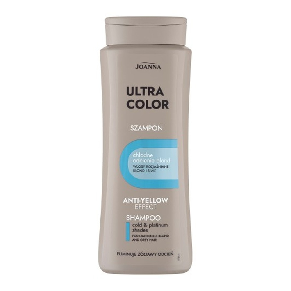 Joanna System Ultra Szampon do Blond Włosów Eliminuje Żółtawy Kolor 400ml