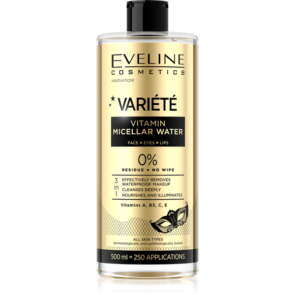 Eveline Variete Witaminowy Płyn Micelarny dla każdego Rodzaju Skóry 500ml