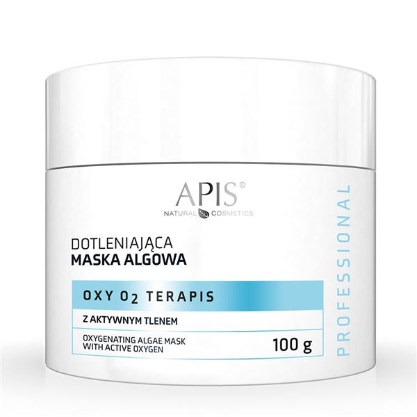 Apis Professional Oxy O2 Therapies Dotleniająca Maska Algowa z Aktywnym Tlenem dla Skóry Pozbawionej Blasku 100g