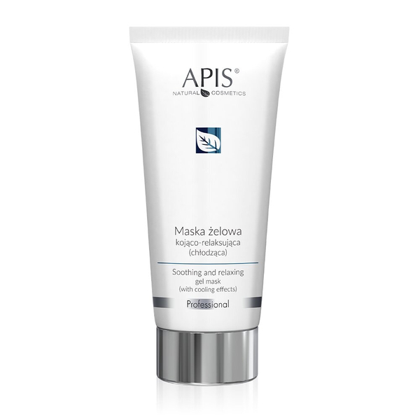 Apis Professional Łagodząco-Relaksująca Maska Żelowa o Działaniu Chłodzącym dla każdego Rodzaju Skóry 200ml