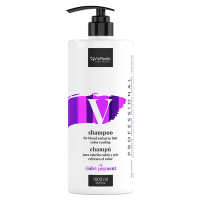 Vis Plantis Professional Szampon dla Włosów Blond i Siwych Ochładzający Kolor 1000ml