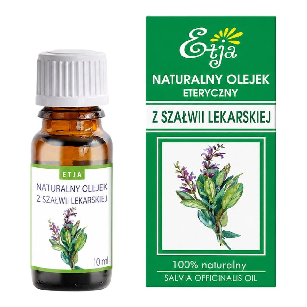 ETJA Olejek eteryczny naturalny - z Szałwii Lekarskiej 10ml